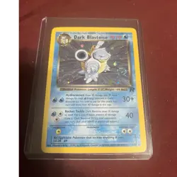 Pokemon Dark Blastoise Team Rocket Holo Rare 3/82 70 HP Wizards Card - Image 1