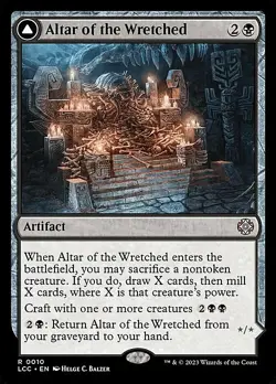 Magic The Gathering MTG ALTAR OF THE WRETCHED The Lost Caverns of Ixalan NM - Image 1