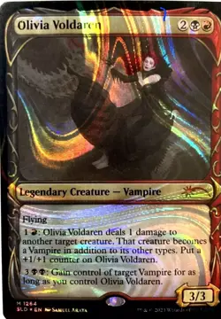 MTG Olivia Voldaren HALO FOIL Secret Lair Drop 1264 NM - Image 1