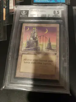 MTG Legends Cathedral of Serra Beckett 8.5 NM/Mint+ 1994 release Reserved List - Image 2