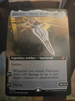 MTG Dawnsire, Sunstar Dreadnought Extended Art Edge Of Eternities - Image 1