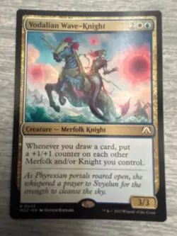 Vodalian Wave-Knight NM Commander: March of the Machine 43 MTG Regular Rare - Image 1