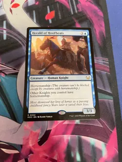 MTG - HERALD OF HOOFBEATS - RARE - MOC - NM - Image 1