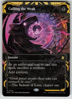 Culling the Weak Rare Secrets of Strixhaven: Mystical Archive 27 MTG NM 2026 - Image 1