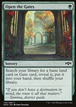 MTG Magic the Gathering Open the Gates (133/296) Ravnica Allegiance LP - Image 1