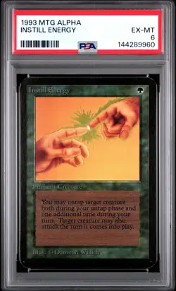 1993 MTG LIMITED EDITION ALPHA INSTILL ENERGY PSA 6 - Image 1