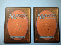 MTG Beta Edition, Orcish Artillery and Hurloon Minotaur! 1993 Vintage Magic! - Image 2