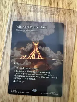 Volcano of Roku's Island - Valakut, the Molten Pinnacle (Borderless) Avatar: The - Image 1
