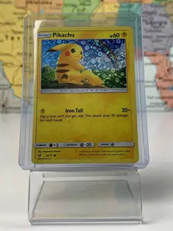 SHIPS SAME DAY Pokemon Card Pikachu 28/73 Holo General Mills Promo Lightning - Image 1