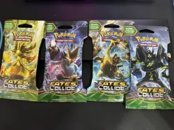 Pokemon 2016 XY Fates Collide Sleeved Booster Packs (4) - Image 1