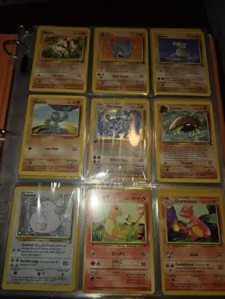 Pokemon TCG WOTC Card Binder Lot - Vintage Base Jungle Fossil Modern Holo Rares - Image 1