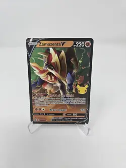 Pokemon TCG Zamazenta V Celebrations 018/025 Holo Ultra Rare - Image 1