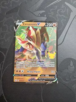 Pokemon TCG Zamazenta V Celebrations 018/025 Holo Ultra Rare - Image 3