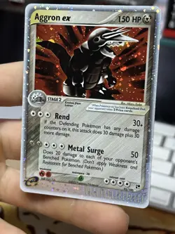 Aggron ex 95/100 EX Sandstorm 2003 Mightyena 101/110 Holon Holo Pokemon Card Lot - Image 5