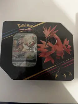 Pokemon TCG Sword & Shield - Crown Zenith Zapdos Tin ✅SEALED✅ - Image 1