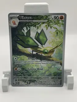 Pokemon Vibrava Illustration Rare Holo 206/191 Surging Sparks Stage 1 90 HP 2024 - Image 1