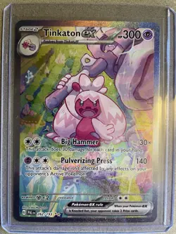 Tinkaton EX 262/193 - Paldea Evolved SpeciaI llustration Rare Holo - Pokemon NM - Image 1