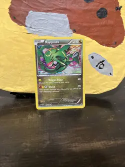 Pokemon TCG Rayquaza 93/113 Legendary Treasures Holo Rare - Image 1