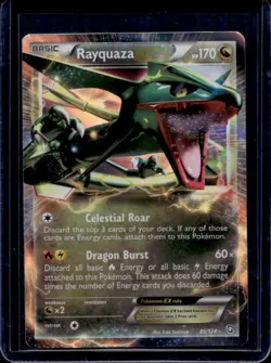 2012 Pokemon Black & White Dragons Exalted Rayquaza #85 - Image 1