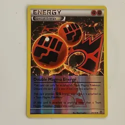 Double Magma Energy 34/34 Double Crisis Reverse Holo Pokemon LP - Image 1