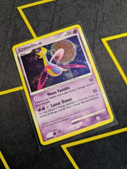 Pokemon Cresselia 2/106 Lv.48 Diamond And Pearl 2008 Holo SWIRL MP - Image 2