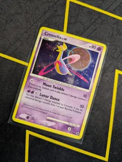 Pokemon Cresselia 2/106 Lv.48 Diamond And Pearl 2008 Holo SWIRL MP - Image 3