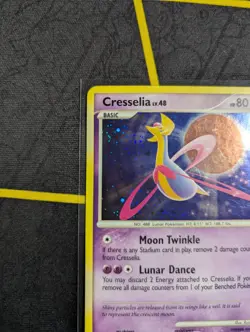 Pokemon Cresselia 2/106 Lv.48 Diamond And Pearl 2008 Holo SWIRL MP - Image 4