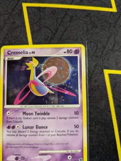 Pokemon Cresselia 2/106 Lv.48 Diamond And Pearl 2008 Holo SWIRL MP - Image 5