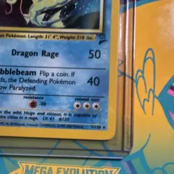 Pokemon Gyarados 006/102 Base Set Holo Rare 100 HP Stage 1 English - Image 4