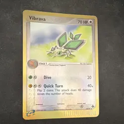 Pokemon TCG Vibrava EX Dragon 47/97 Reverse Holo Uncommon Stage 1 70 HP - Image 2