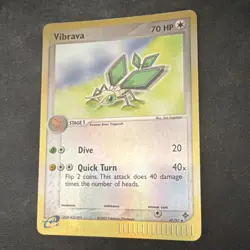 Pokemon TCG Vibrava EX Dragon 47/97 Reverse Holo Uncommon Stage 1 70 HP - Image 3