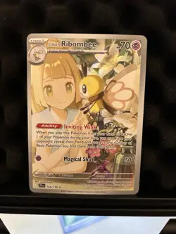Pokemon Lillie's Ribombee 164/159 Sv09 Journey Together Illustration Rare Holo … - Image 1
