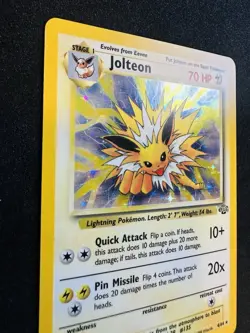 Pokemon Jungle Jolteon Holo 4/64 LP+ *NICE* - Image 4