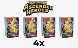 Pokemon TCG Ascended Heroes Booster Bundle - NEW - SEALED - PRESALE - (x4 Boxes) - Image 1