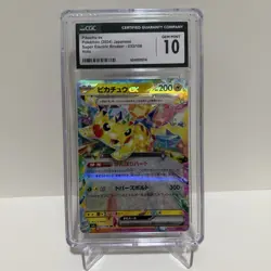 2024 Pokemon Super Electric Breaker - Holo - JPN Pikachu EX CGC 10 Gem Mint - Image 1