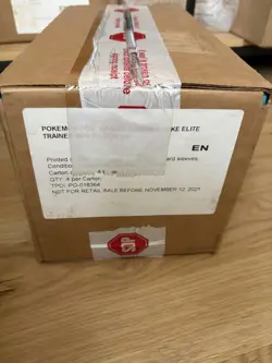 FULL CASE Pokemon Center Exclusive Fusion Strike Elite Trainer Box ETB (4) - Image 1