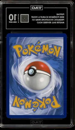 Pokemon Pupitar Prismatic Evolutions Master Ball Reverse Holo #048 TAG 10 - Image 2