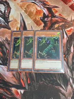 3x Thunder Dragon LCKC-EN067 Legendary Collection Kaiba 1st Edition Playset - Image 1