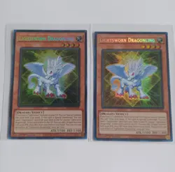 Yu-Gi-Oh! 2x MP25 Lightsworn Dragonling 1st Edition NM - Image 1