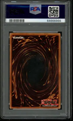 Blue Eyes White Dragon SDK-001 Ultra Rare FOIL BLEED ERROR Yugioh PSA 9 *966 - Image 2