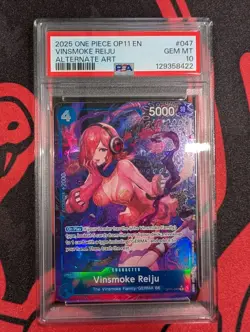 OP11-047 Vinsmoke Reiju A Fist of Divine Speed Alt Art NM One Piece English - Image 1