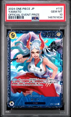 2024 ONE PIECE JAPANESE PROMOS OFFICIAL EVENT PRIZE #112 YAMATO PSA 10 - Image 1