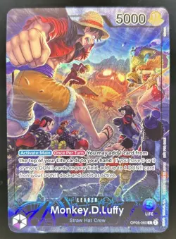 2024 One Piece PSA Magazine Exclusive Monkey D Luffy #OP05-060 - Image 1