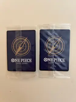 One Piece TCG Monkey.D.Luffy Treasure Booster ST10-006 SR Foil Promo x 2 Sealed - Image 2