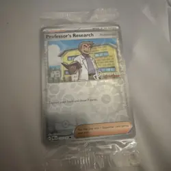 Pokemon Sealed Reverse Holo Professor Program Professor's Research 4 Pack 2025 - Image 1