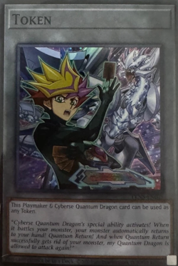 Yugioh Token Playmaker & Cyberse Quantum Dragon-Alliance Insight TKN5-EN025 NM - Image 1