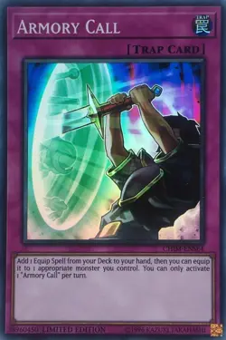 CHIM-ENSE4 Armory Call Limited Edition Super Rare Near Mint YuGiOh TCG - Image 1