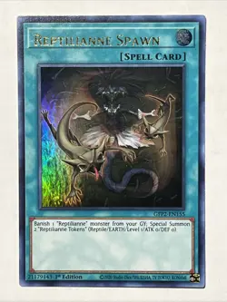 🔥 Yugioh GFP2-EN155 Reptilianne Spawn Ultra Rare 1st Ed - Image 1