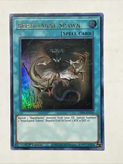 🔥 Yugioh GFP2-EN155 Reptilianne Spawn Ultra Rare 1st Ed - Image 2