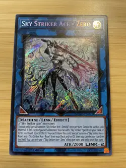 Yugioh Sky Striker Ace = Zero DUAD-EN049 Secret -Rare -1st Edition NM - Image 1
